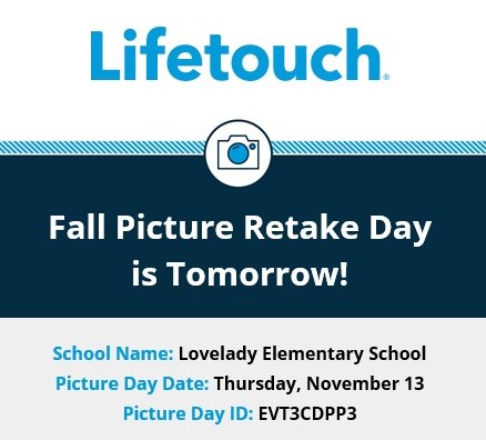 Elem/Middle Picture Retakes Flyer
