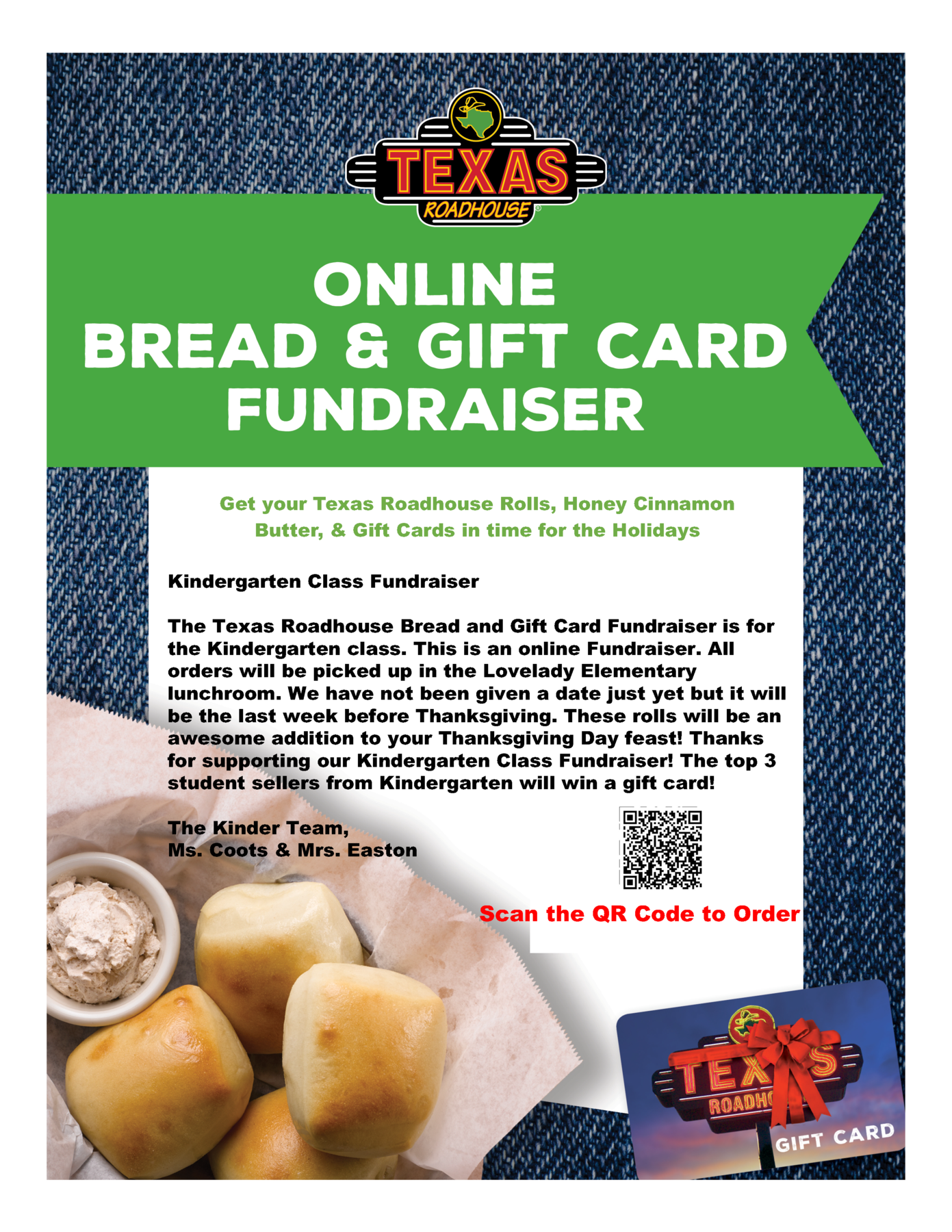 Kindergarten Fundraiser Flyer 2025