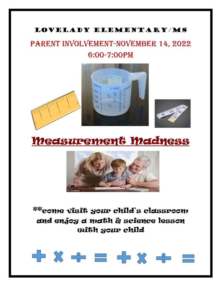 Measurement Madness Flyer