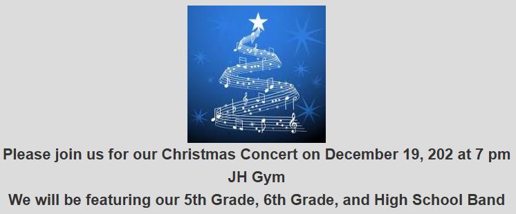 Band Christmas Program 2024