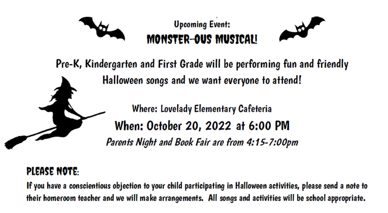 Monster-Ous Musical Flyer