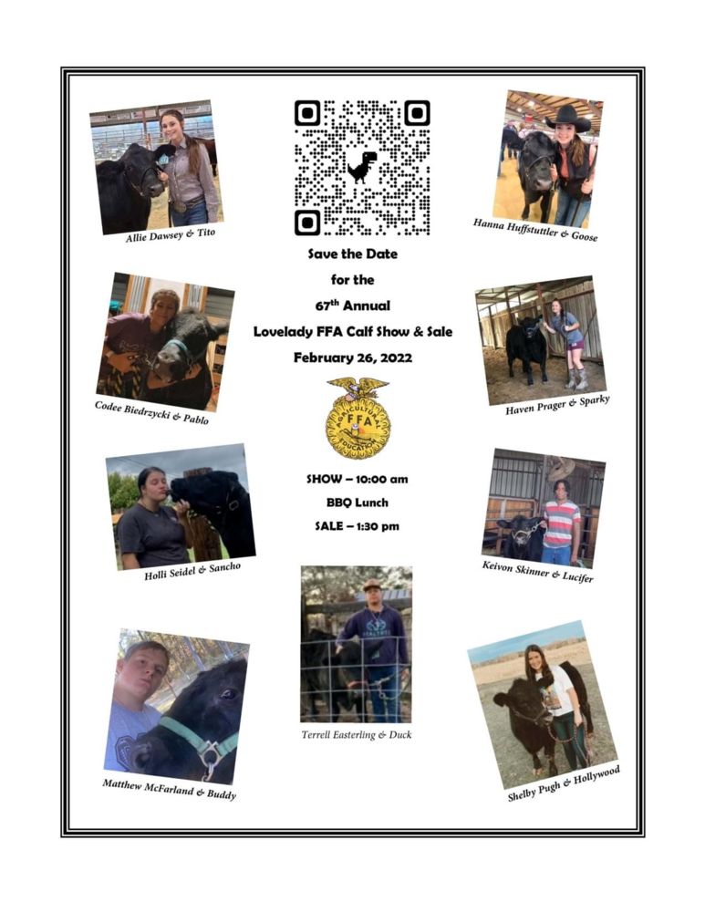 Lovelady FFA Calf Show