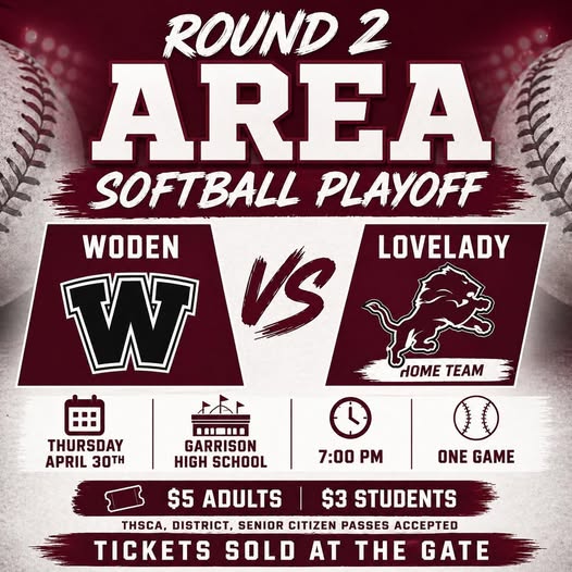Softball Playoffs Round 2 Info