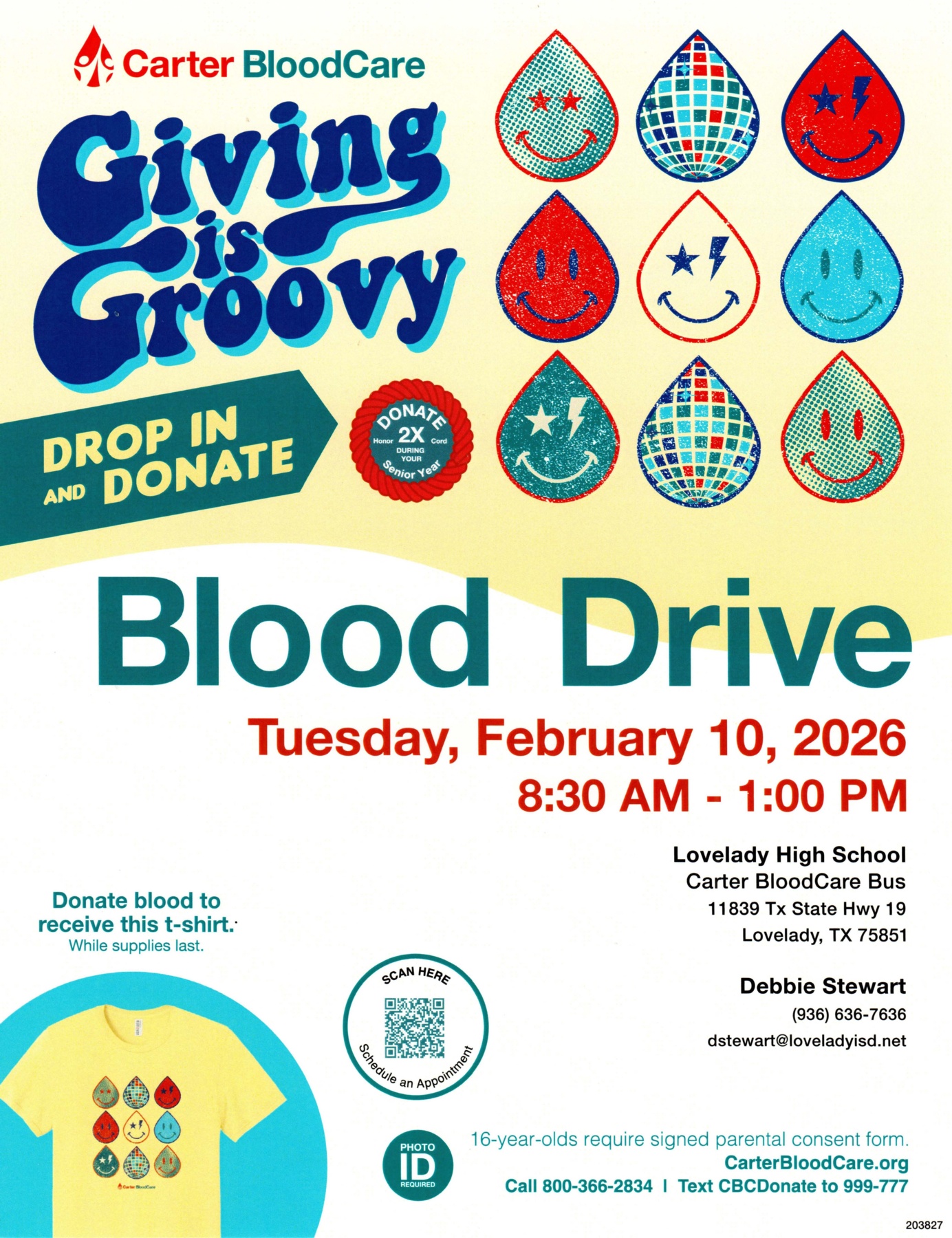 Blood Drive Feb 10, 2026 Flyer