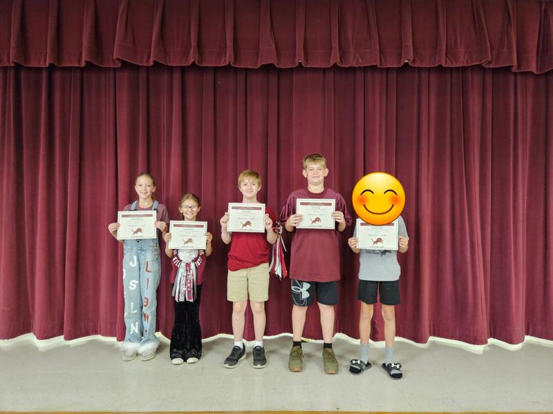 Middle School 1st 6 Weeks Honor Roll - 2023