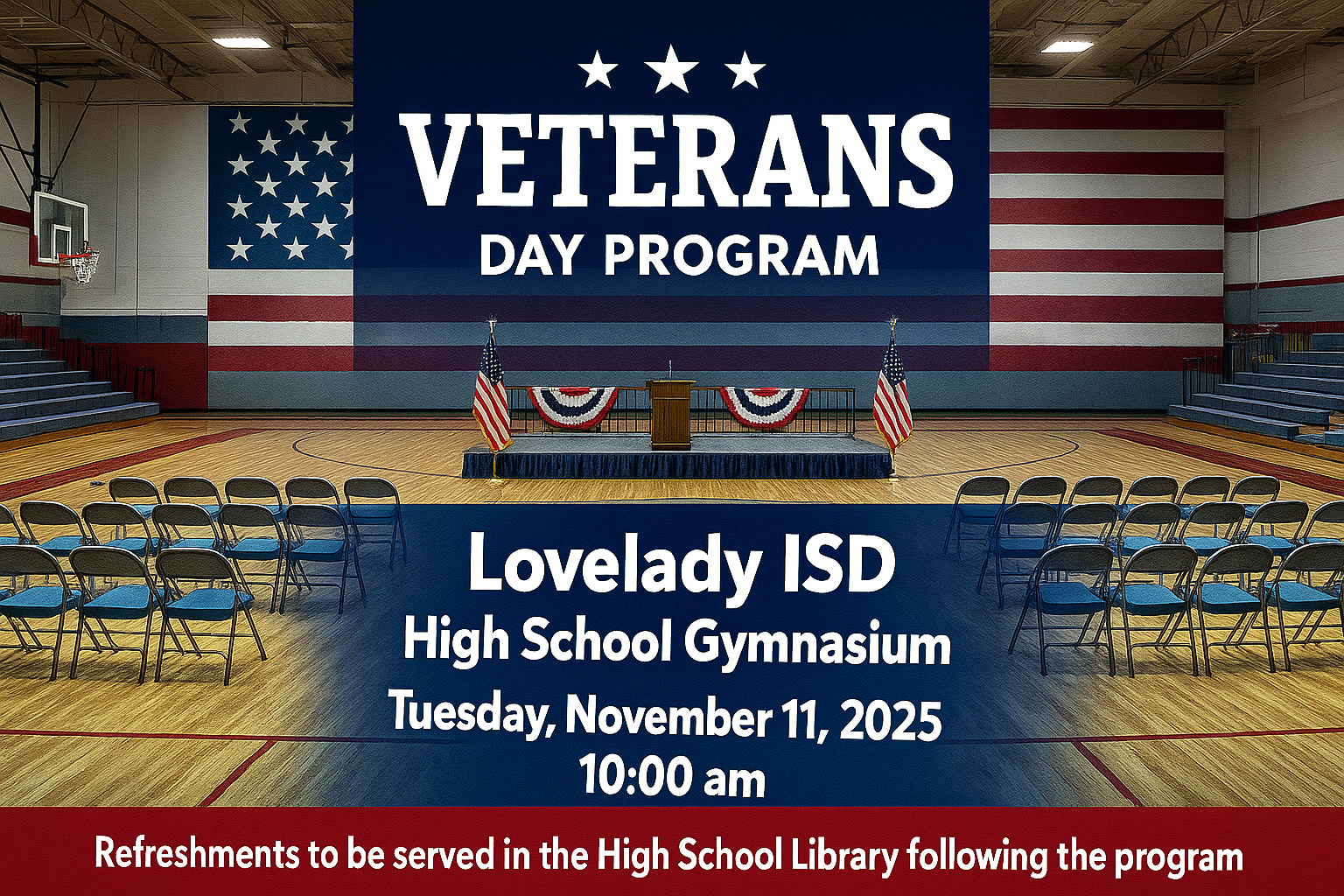 Veterans Day Program 2025 Flyer