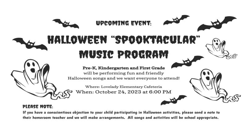 Elem Halloween Program 2023