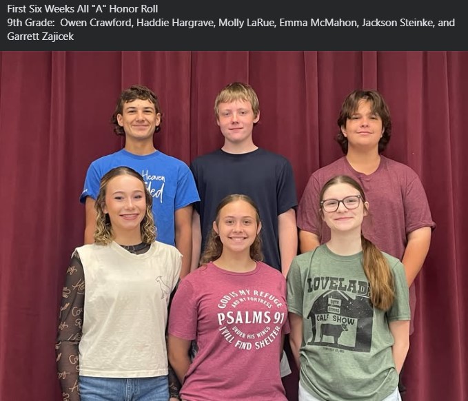 HS All A honor Roll